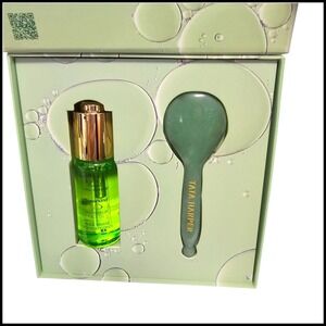 Tata Harper Superkind Bio-Shield Face Oil & Crystal Sculpting Spoon Set Full Sz